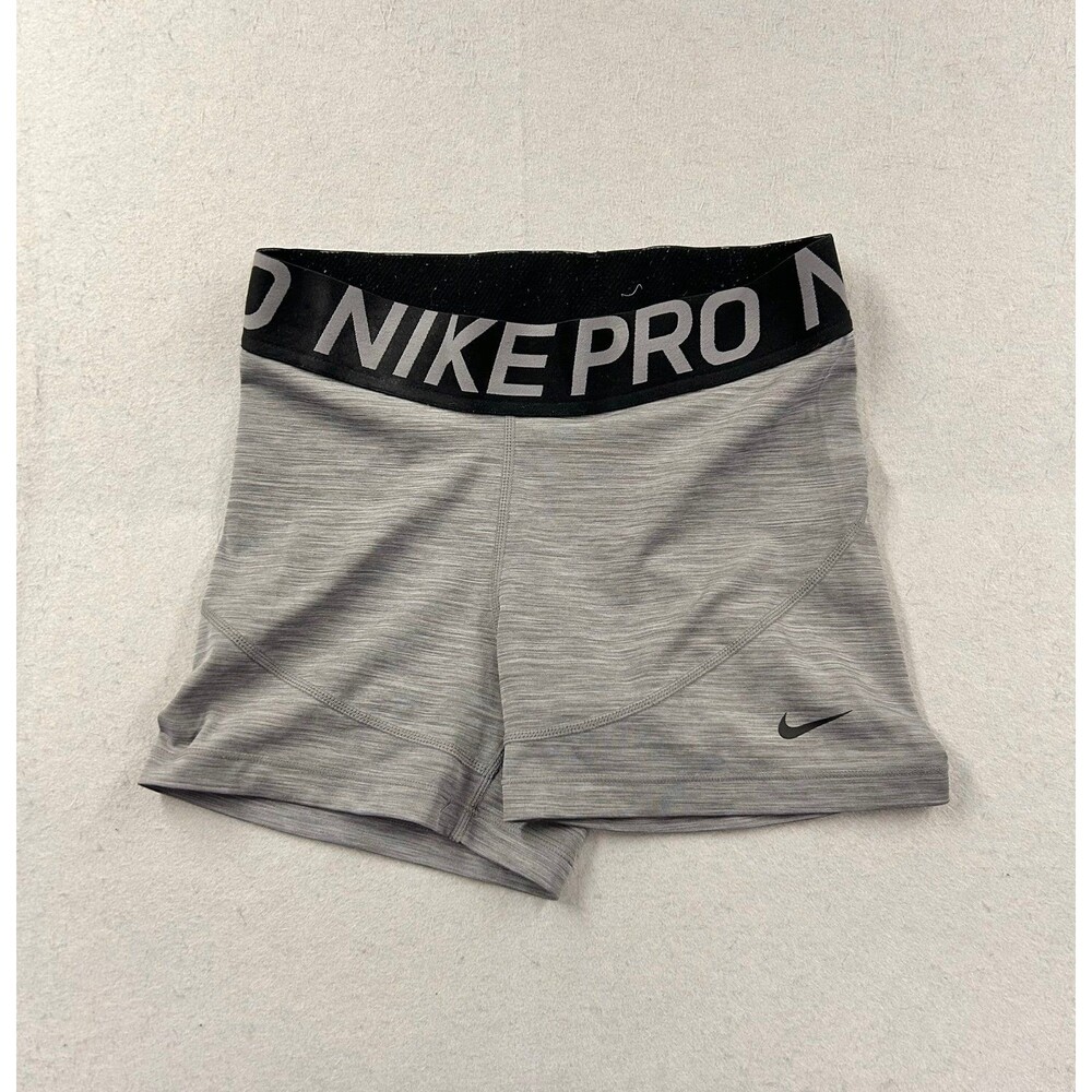 Nike Pro Women's Athletic Shorts Gray Medium